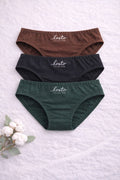 Pack of 3 Women’s Cotton Panties – Multicolor | Soft Breathable Everyday Comfort